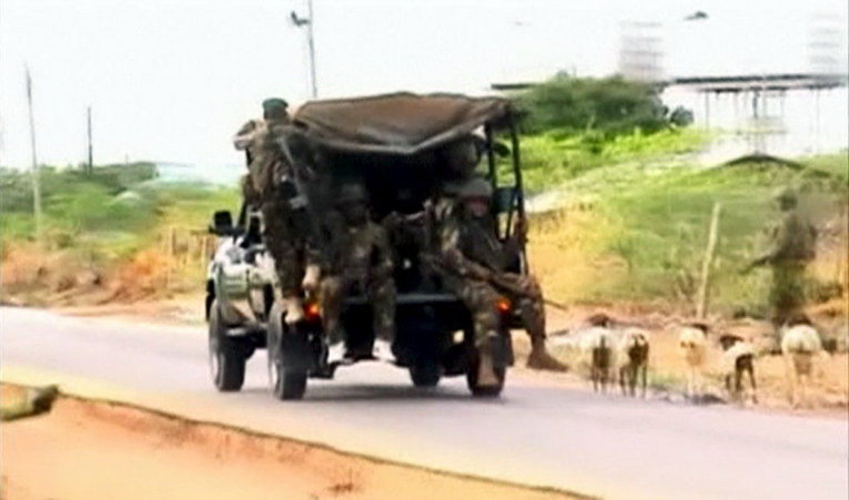 Военные в Сомали, на границе с которым в Кении 2 апреля 14 человек были убиты боевиками, штурмовавшими университетский кампус