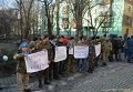Митинг Правого сектора под запорожской прокуратурой