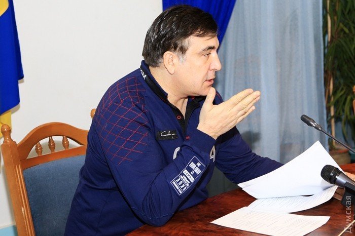 Ночное совещание Саакашвили
