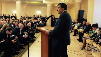 Михаил Саакашвили в Харькове