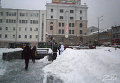 Последствия снегопада в Харькове
