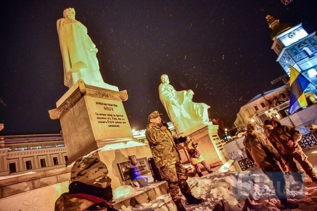 Марш в честь второй годовщины столкновений на Грушевского в Киеве