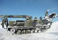 Бойцы ВМС помогали чистить Николаевскую и Одесскую области от снега