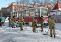 Бойцы ВМС помогали чистить Николаев и от снега