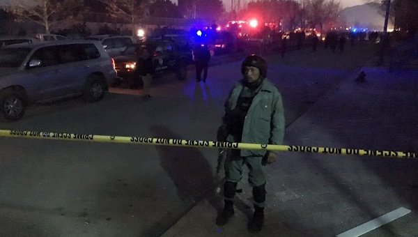 На месте взрыва у российского посольства в Кабуле