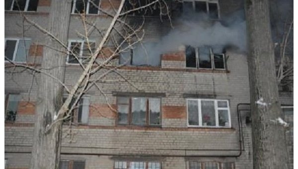 Пожар в днепропетровском общежитии