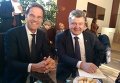 Премьер-министр Нидерландов Марк Рютте и президент Украины Петр Порошенко