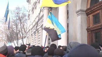 Митинг шахтеров во Львове. Видео