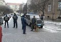 Наряды полиции в Ужгороде перед началом заседания по делу бойцов Правого сектора