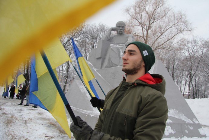 Как отмечали День соборности в разных городах Украины