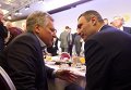 Виталий Кличко и Александр Квасьневский на форуме в Давосе
