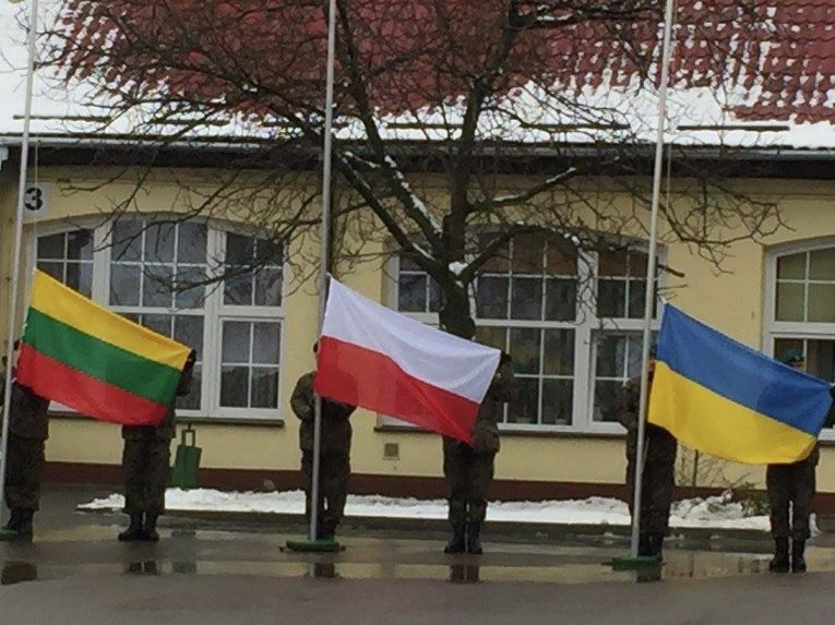 Открытие штаба совместной литовско-польско-украинской бригады в Польше