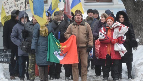 Акция за перевыборы мэра в Кривом Роге проходит в Киеве