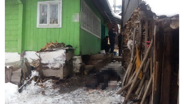 Взрыв снаряда во дворе частного дома в Закарпатской области