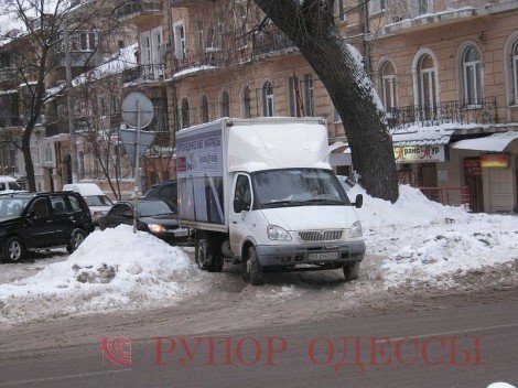 Последствия снегопадов для Одесского транспорта