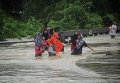 Наводнение в провинции Наратхиват в Таиланде