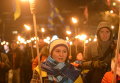 Факельный марш в честь боя под Крутами в Киеве