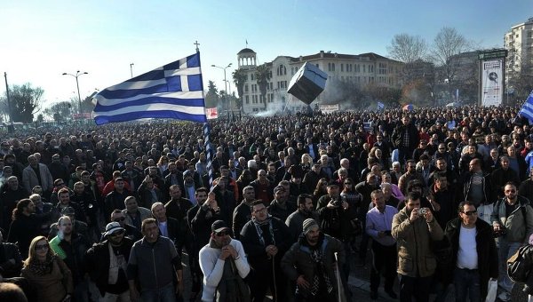 Протесты в Греции. Архивное фото