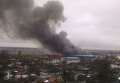 В Ленинградской области горит 10 тыс кв метров склада