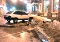 В центре Харькове упала водосточная труба