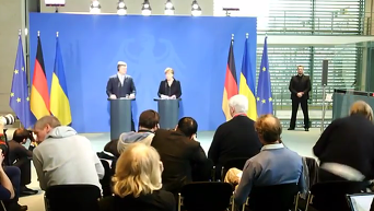 Заявление Порошенко и Меркель для прессы в Берлине