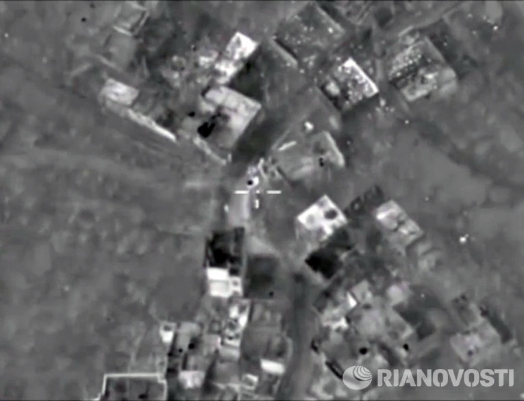 Уничтожение российской авиацией на территории Сирии объектов инфраструктуры террористов ИГ