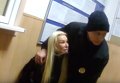 Погром в участке или попытка задержания блондинки за рулем в Киеве. Видео