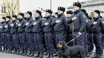 Украинские полицейские. Архивное фото