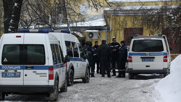 Российские полицейские на месте происшествия. Архивное фото