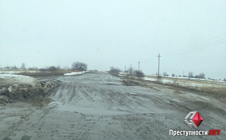 Со снегом растаял последний асфальт на трассе Николаев-Кировоград