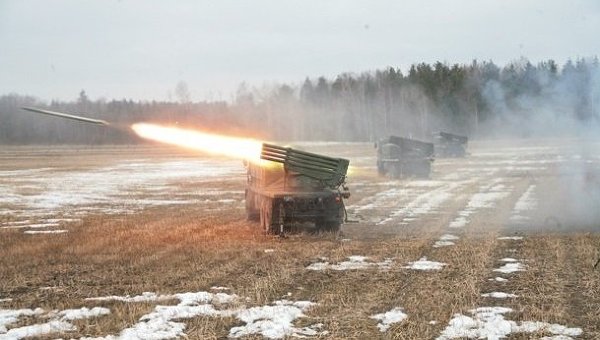 Белорусские военные проводят ракетные учения вдоль украинской границы