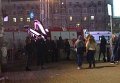 Пожар на станции метро Льва Толстого в Киеве