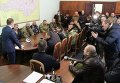 Переговоры демобилизованных военных, устроивших бессрочный пикет в Кировограде, с представителями ОГА