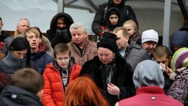 Похороны убитого в погоне 17-летнего пассажира BMW под Киевом