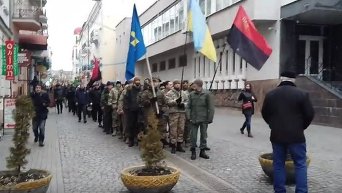 Митинг Правого сектора в Тернополе. Видео