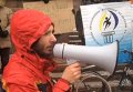 Киевские велосипедисты требуют вернуть им велотрек. Видео