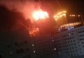 Пожар Абу-Даби Плаза  в Астане. Видео
