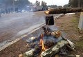 Блокирование российских фур в Житомирской области