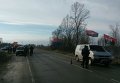 Активисты УНСО начали блокировать фуры из РФ в Ровенской области