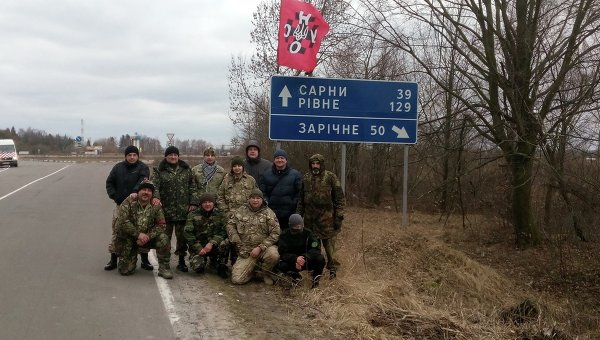 Блокирование фур из РФ в Ровенской области