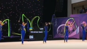 Украинские гимнастки на соревнованиях в Эстонии. Видео