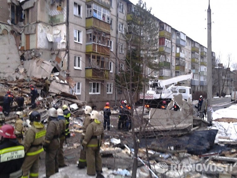 Взрыв бытового газа во Фрунзенском районе города Ярославля