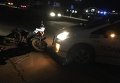 Полицейские в Мукачево сбили пожилого мужчину на мотоцикле