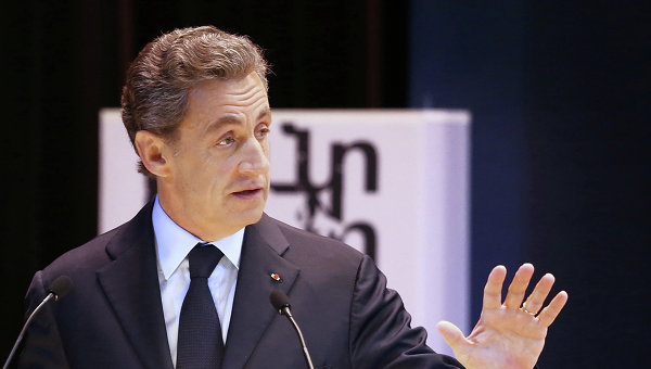 Выступление экс-президента Франции Николя Саркози. Архивное фото