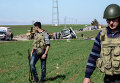На месте подрыва военного конвоя в турецкой провинции Диярбакыр