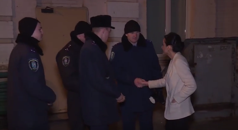 Хатия Деканоидзе после суда по делу Сергея Олейника, обвиняемого в убийстве пассажира BMW в Киеве