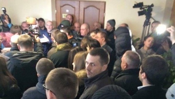 Блокирование Бориса Филатова и чиновников в мэрии Днепропетровска