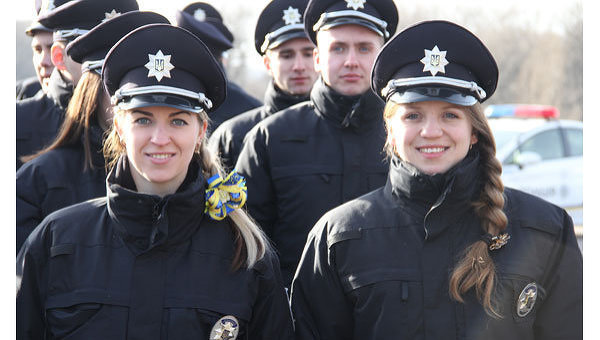 Украинские патрульные. Архивное фото