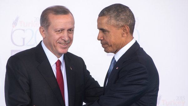 резиденты Турции Тайип Эрдоган и США Барак Обама. Архивное фото