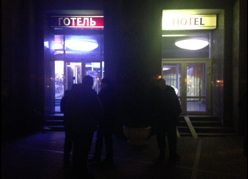 Ситуация возле отеля Казацкий в Киеве
